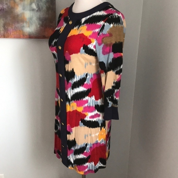 Anthropologie Theme Button Front Dress - Picture 2 of 6